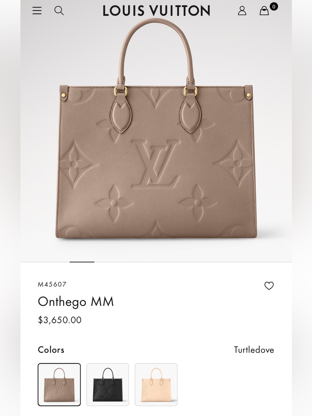 Louis Vuitton Onthego MM Tote